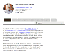 Tablet Screenshot of joseantoniochamizo.com